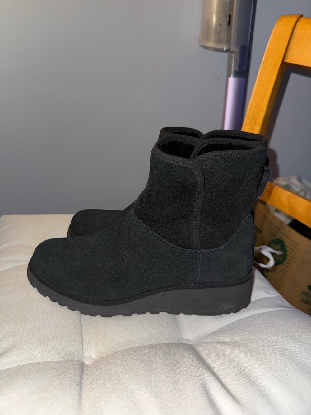UGG Women's Black Suede Ankle Boots
